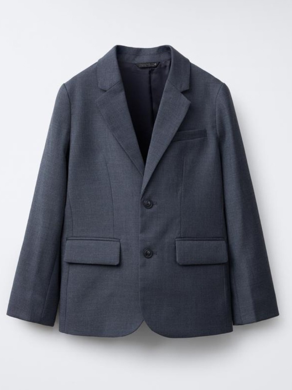 Zara Boys Dark Gray Tailored Blazer